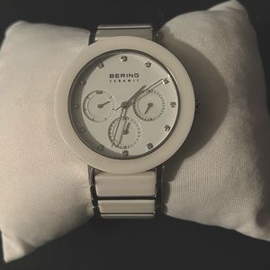 Bering Ladies Watch Wristwatch Slim Ceramic - Stainless Steel